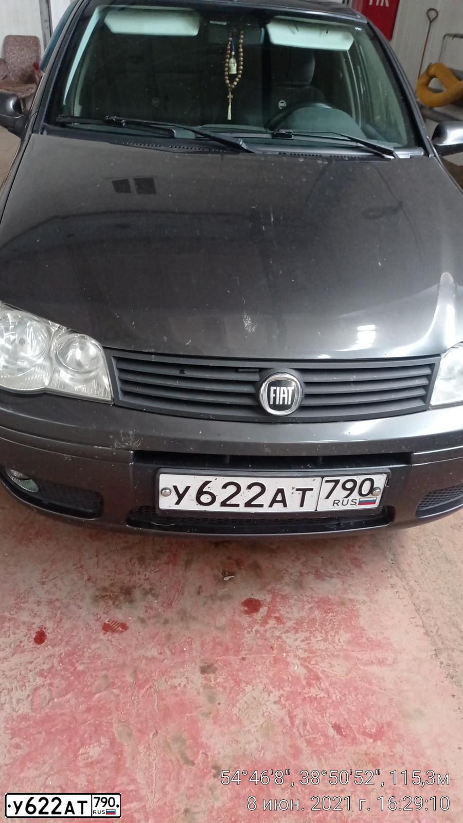 Фото автомобиля FIAT ALBEA, 2008 — госномер Н981ОР71. Цвет: серый андерграунд