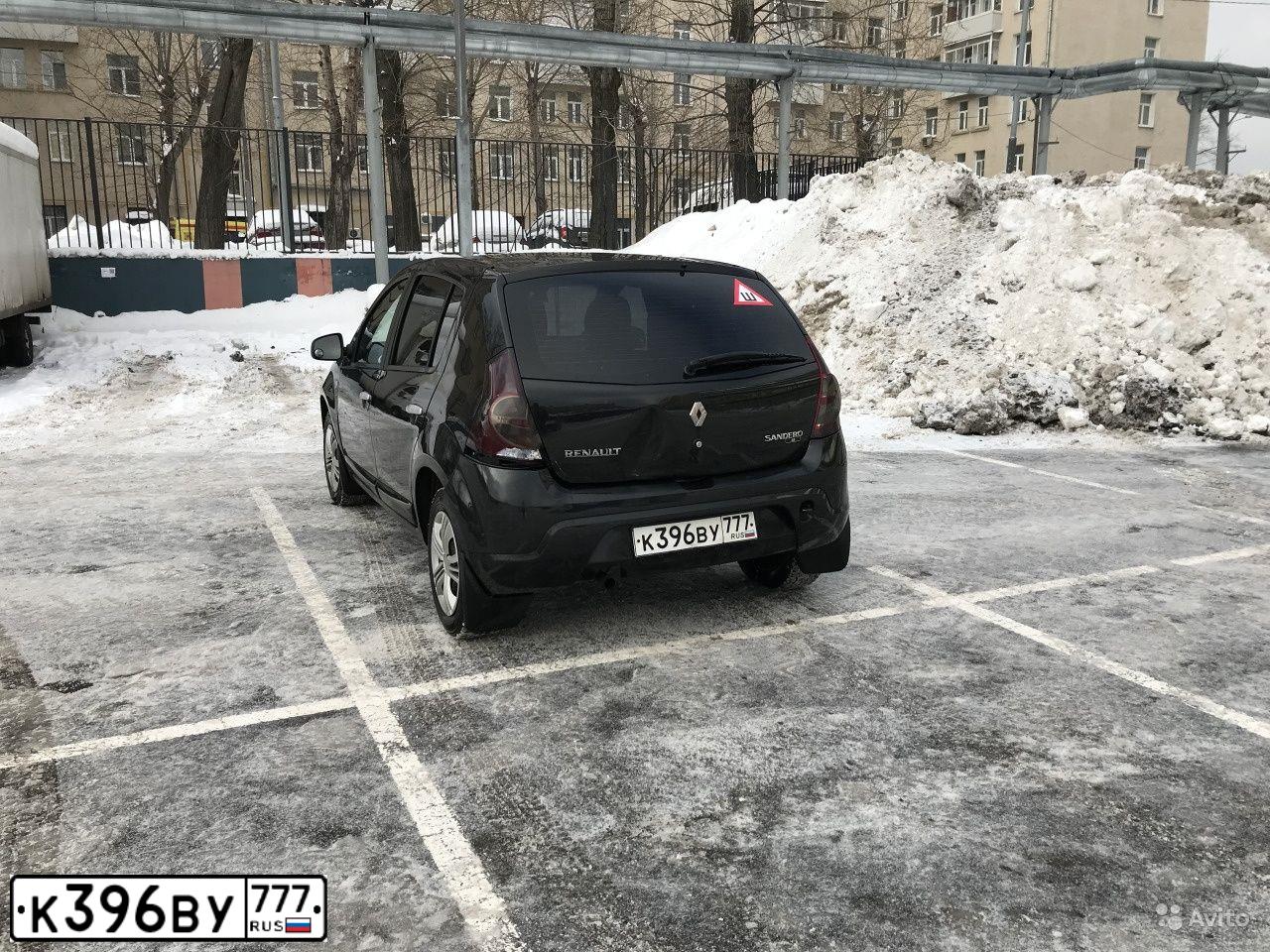Фото автомобиля RENAULT SANDERO, 2014 — госномер С767ХА58. Цвет: ЧЕРНЫЙ