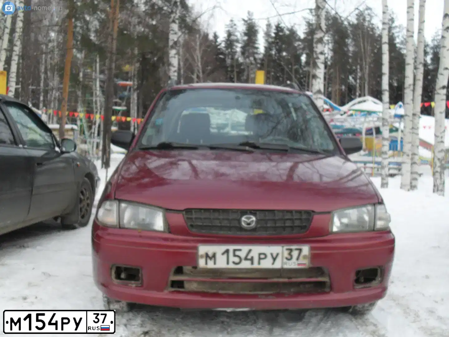 Фото автомобиля MAZDA DEMIO, 1999 — госномер М692ВО37. Цвет: ТЕМНО-СИНИЙ