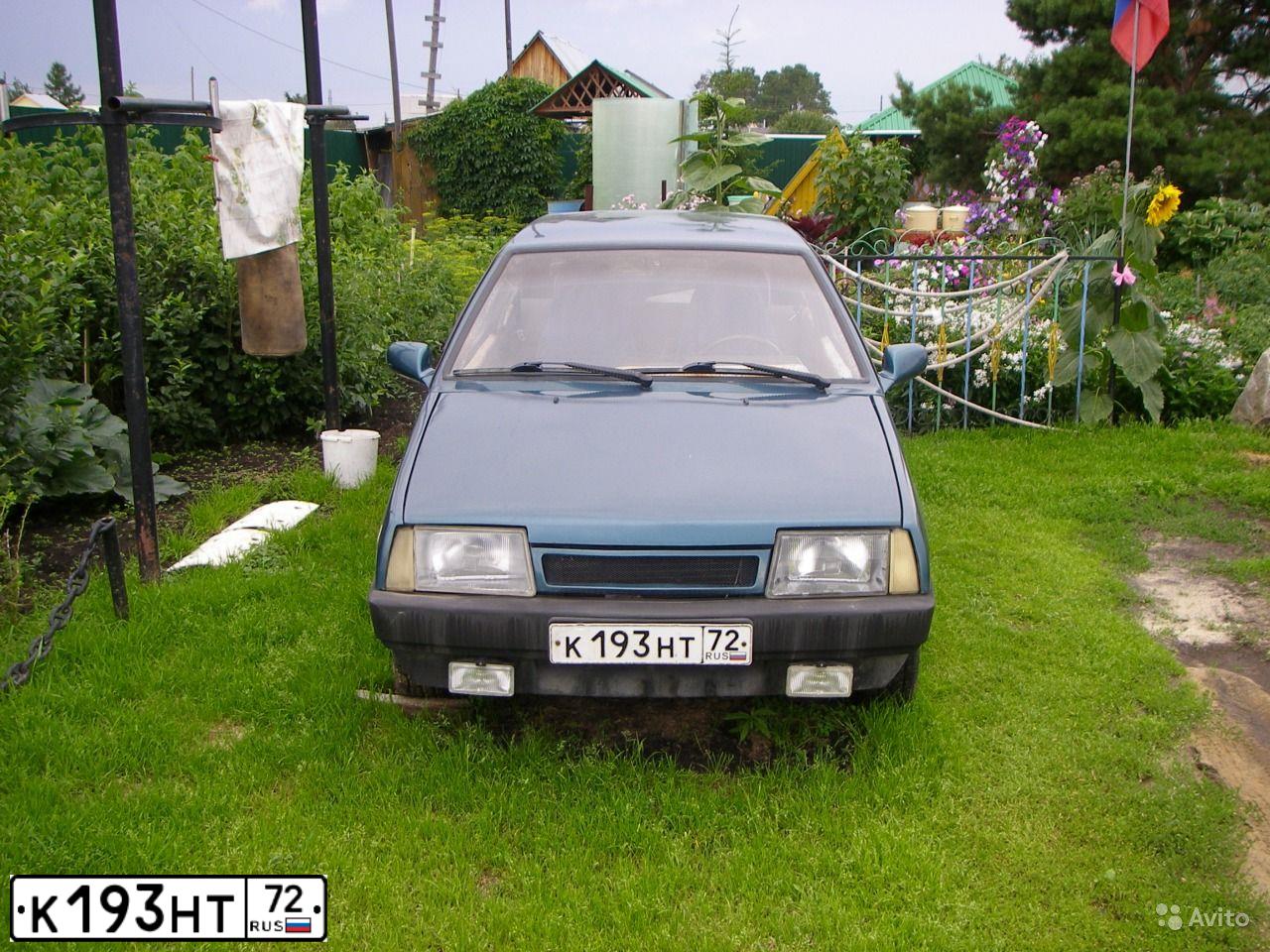 Фото автомобиля LADA 2108 SAMARA, 1994 — госномер К193НТ72. Цвет: голубой