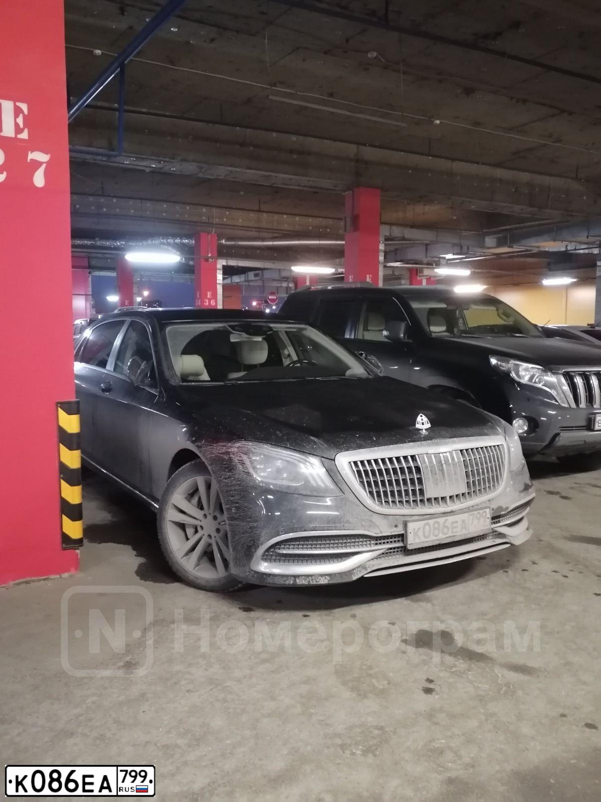 Фото автомобиля MERCEDES S-KLASSE, 2018 — госномер А286АА197. Цвет: ЧЕРНЫЙ