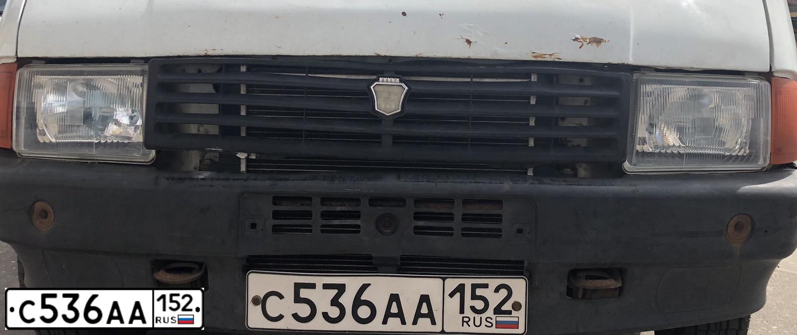 Фото автомобиля GAZ 2705 EL, 1997 — госномер Т022НТ163. Цвет: БЕЛО-СЕРЫЙ