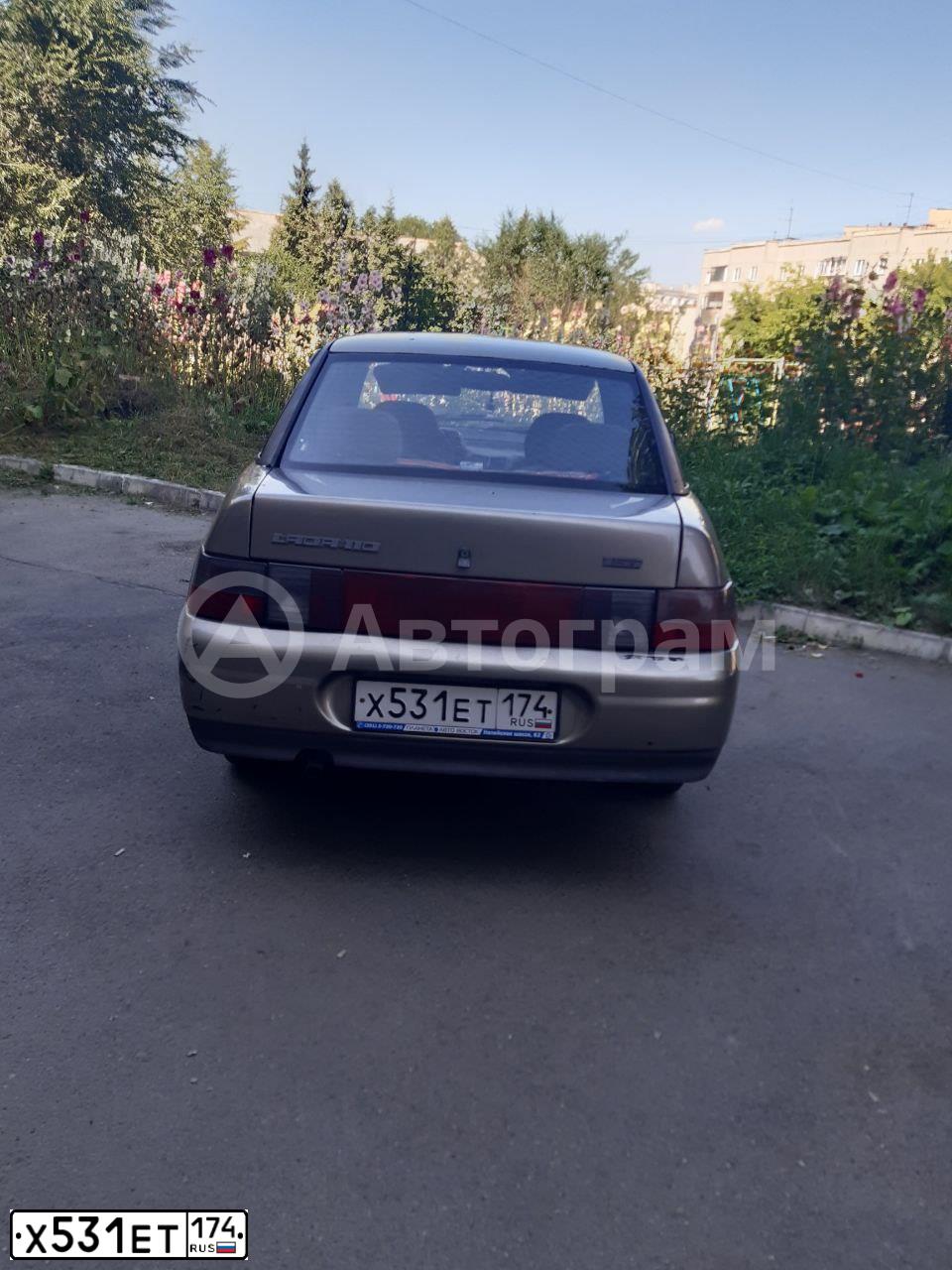 Фото автомобиля LADA 2110, 2001 — госномер Х531ЕТ174. Цвет: ЗЕЛЕНЫЙ