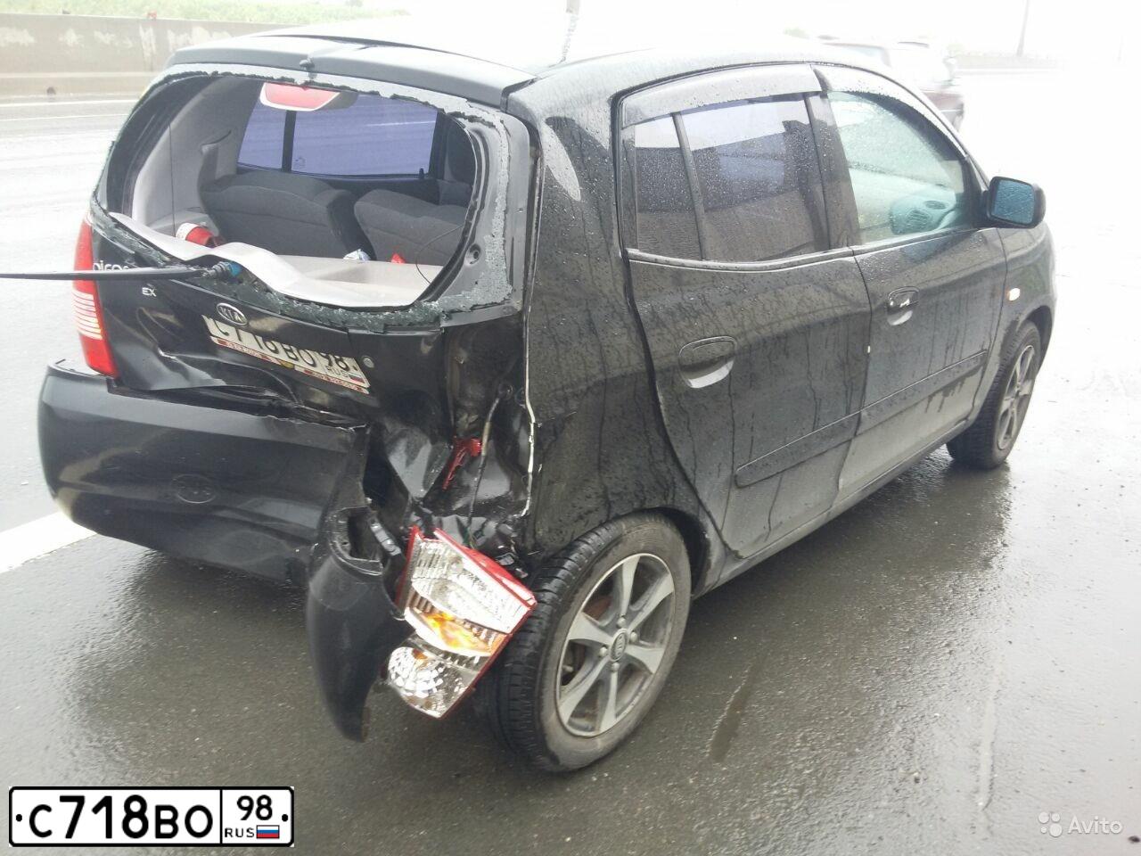 Фото автомобиля KIA PICANTO / MORNING, 2007 — госномер О724РА152. Цвет: ЧЕРНЫЙ