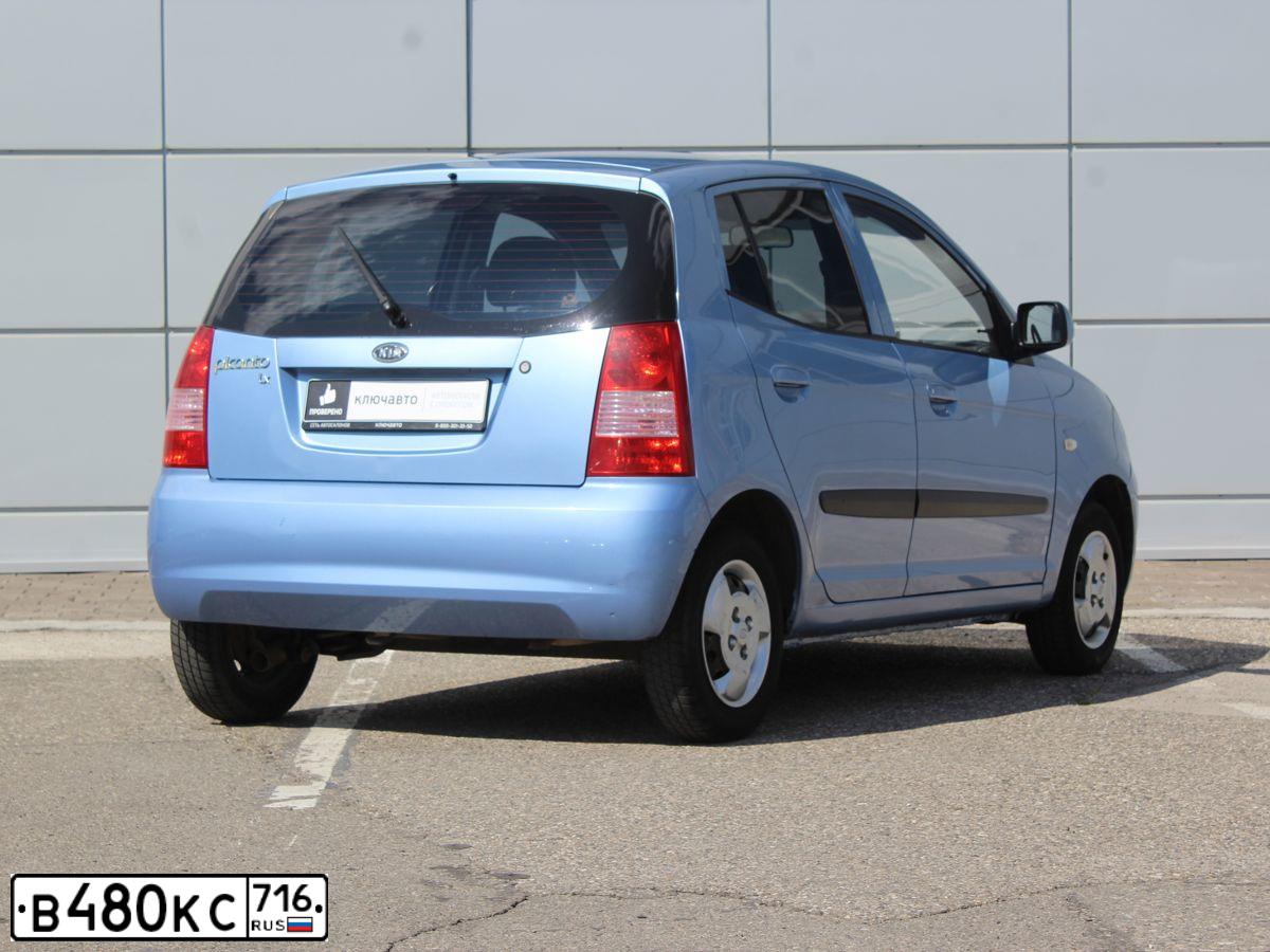 Фото автомобиля KIA PICANTO / MORNING, 2008 — госномер Н625ТН116. Цвет: СВЕТЛО-СЕРО-ГОЛУБОЙ