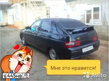 Фото автомобиля LADA 2112, 2007 — госномер Е445НВ05. Цвет: ГРАФИТОВЫЙ МЕТАЛЛИК