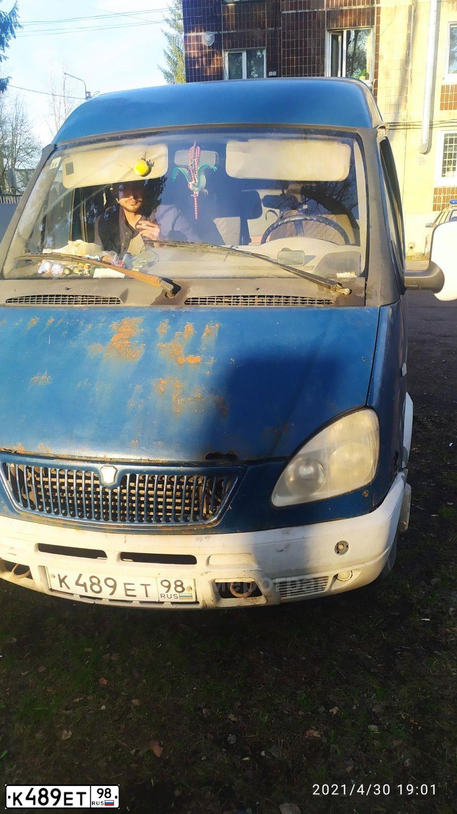 Фото автомобиля GAZ 2705 EL, 2005 — госномер К489ЕТ98. Цвет: СИНИЙ