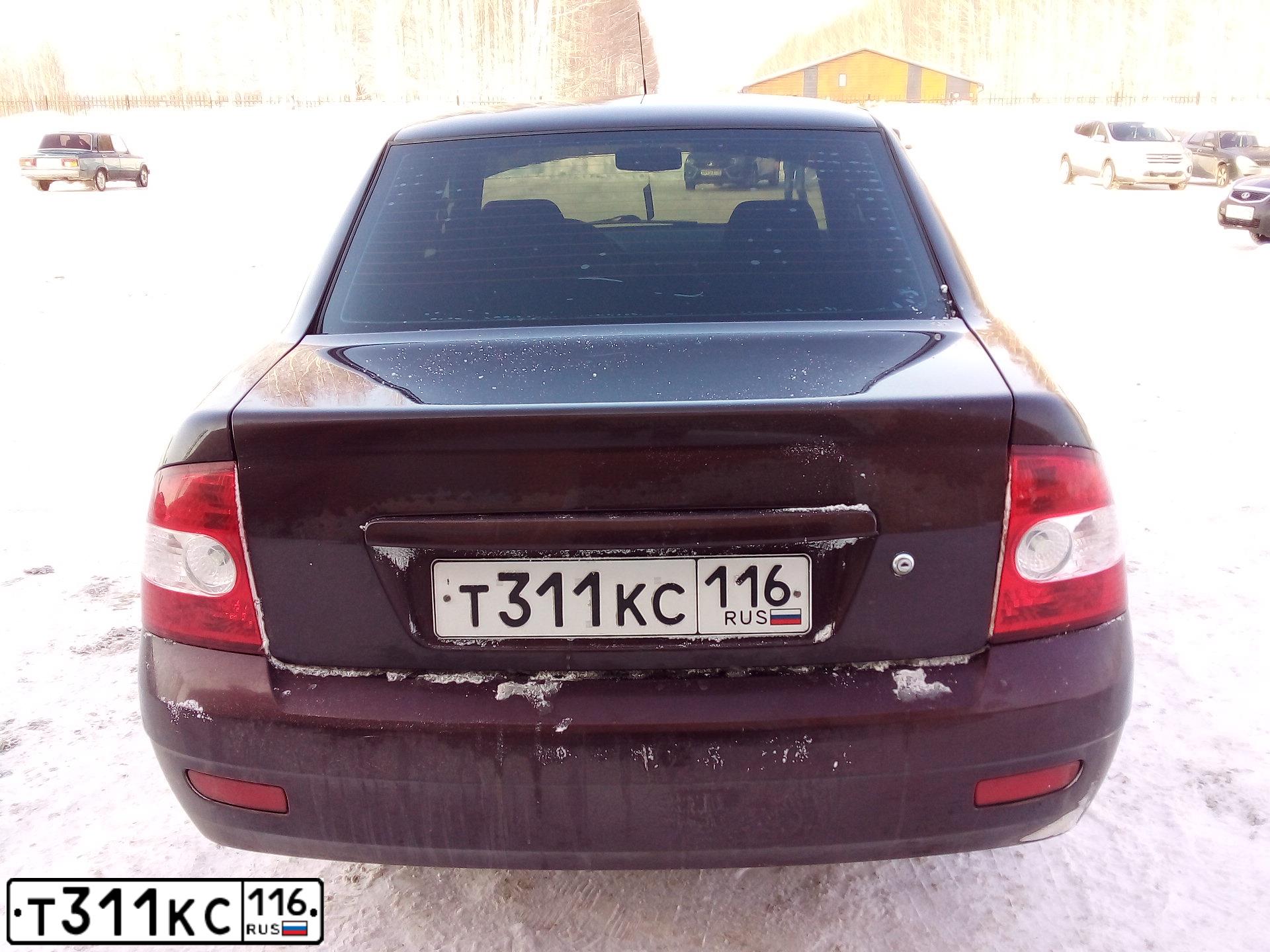 Фото автомобиля LADA PRIORA, 2013 — госномер Е202ЕТ716