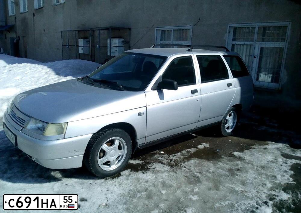 Фото автомобиля BOGDAN 2110/2111, 2012 — госномер С691НА55. Цвет: СЕРЕБРИСТЫЙ