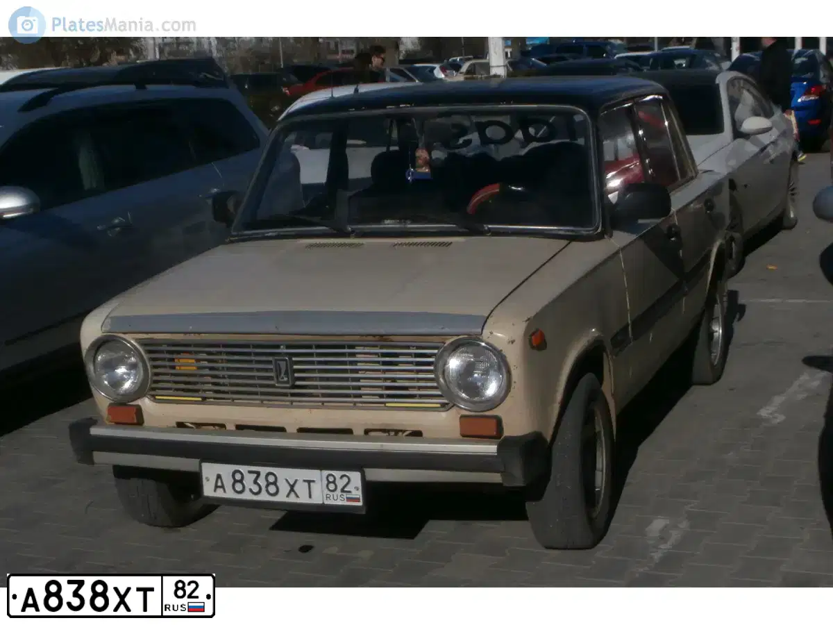 Фото автомобиля VAZ ВАЗ 21013, 2013 — госномер А838ХТ82. Цвет: БЕЖЕВЫЙ