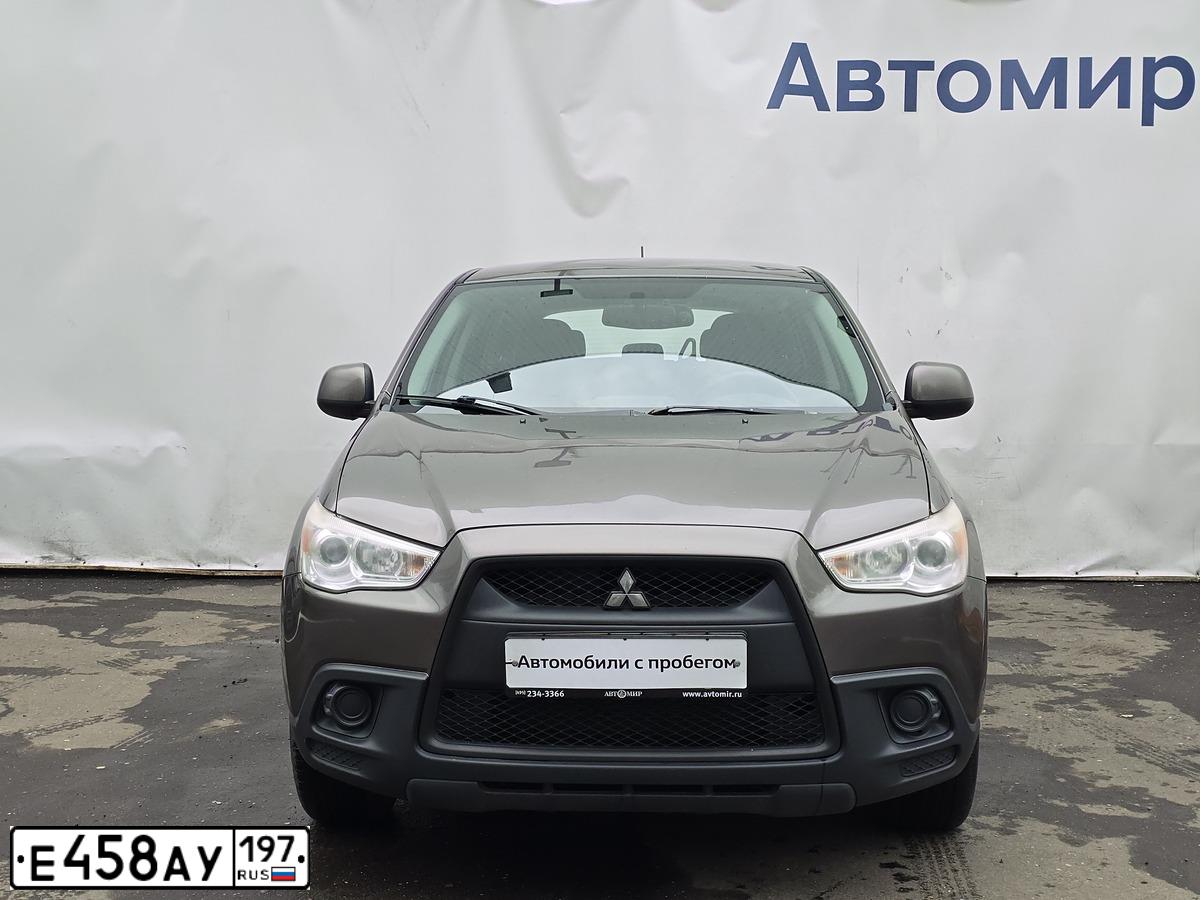Фото автомобиля MITSUBISHI ASX, 2010 — госномер Е458АУ197. Цвет: КОРИЧНЕВЫЙ