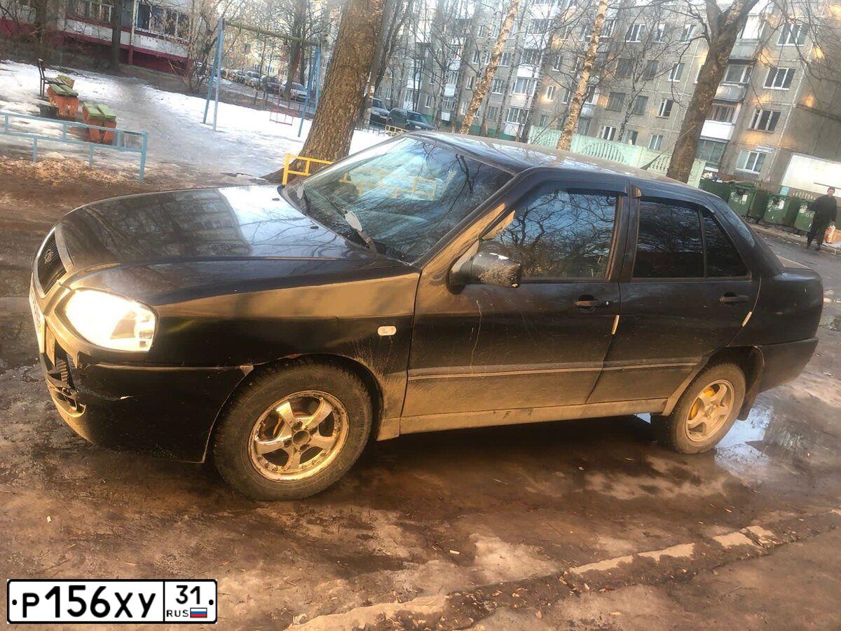 Фото автомобиля CHERY AMULET /FLAGCLOUD/, 2007 — госномер Е505ТЕ69. Цвет: ЧЕРНЫЙ