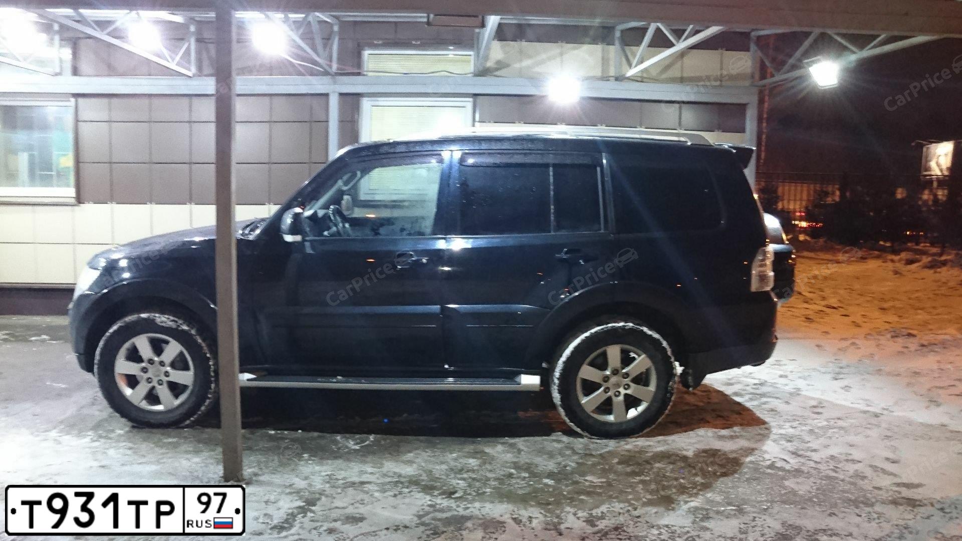 Фото автомобиля MITSUBISHI PAJERO, 2007 — госномер М947РМ761. Цвет: ЧЕРНЫЙ