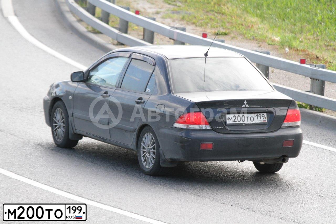 Фото автомобиля MITSUBISHI LANCER, 2009 — госномер А174АТ250