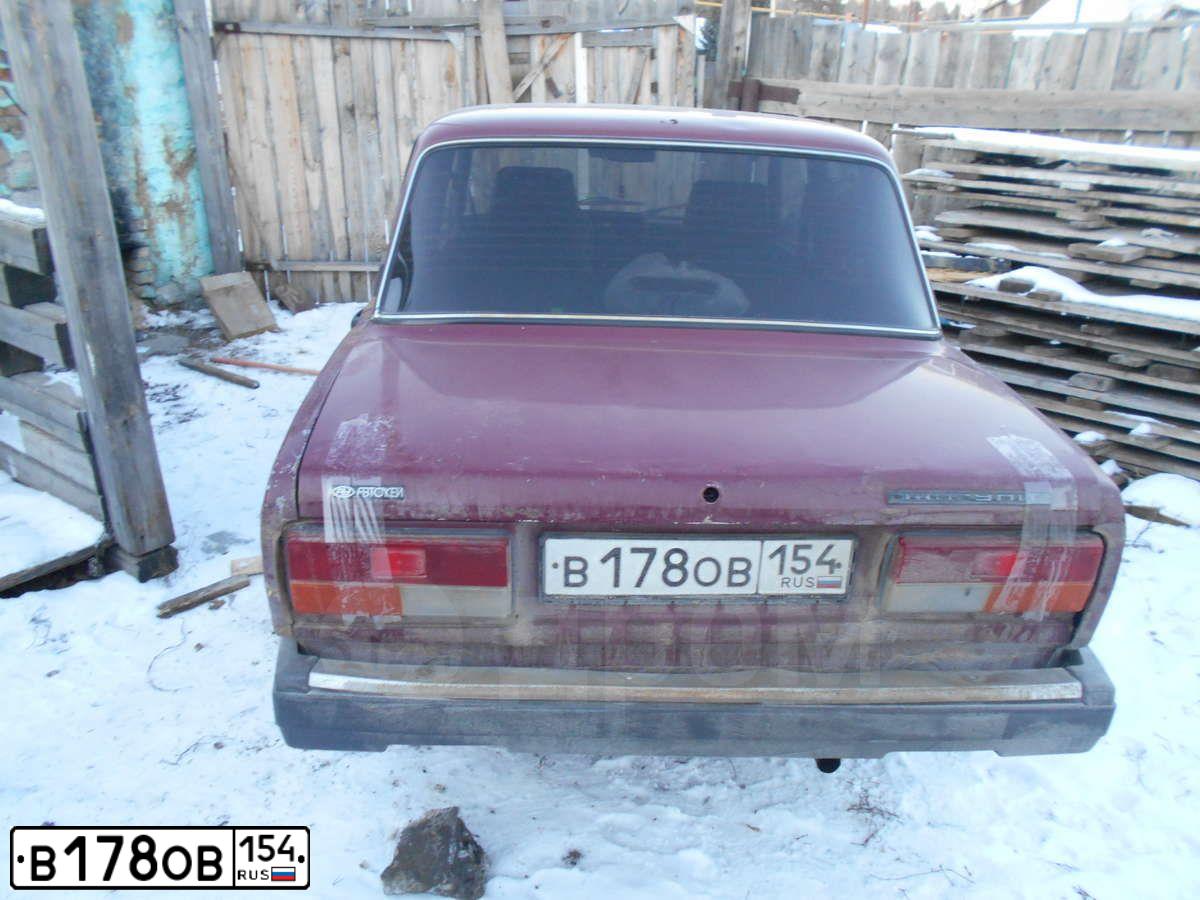 Фото автомобиля LADA 2107, 2004 — госномер В178ОВ154. Цвет: ТЕМНО БОРДОВЫЙ