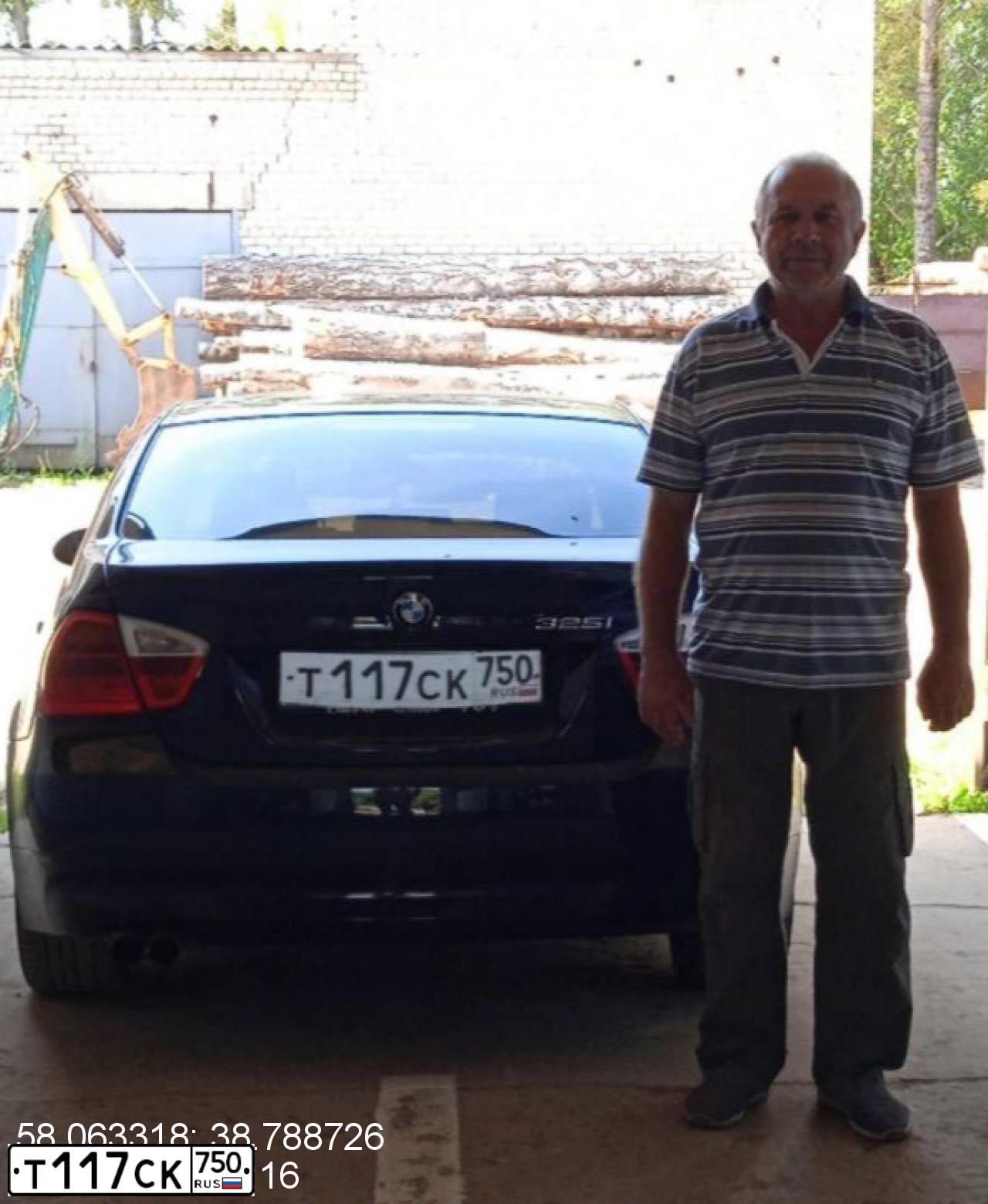 Фото автомобиля BMW SERIE 3, 2005 — госномер У431КМ44. Цвет: ЧЕРНЫЙ