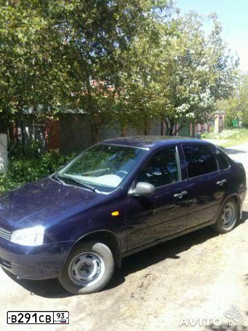 Фото автомобиля LADA 1118 KALINA, 2009 — госномер В164РС09. Цвет: Темный Сине-Фиолетовый