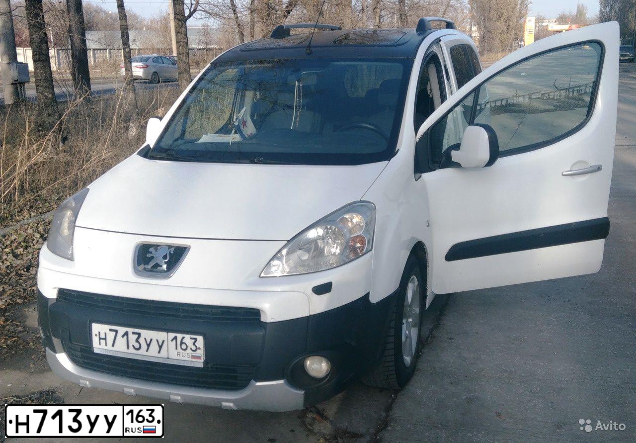 Фото автомобиля PEUGEOT PARTNER, 2010 — госномер С511ВВ193. Цвет: Белый