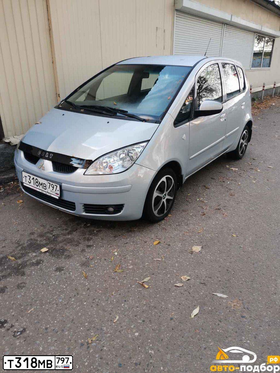Фото автомобиля MITSUBISHI COLT, 2006 — госномер Р536МХ126. Цвет: голубой