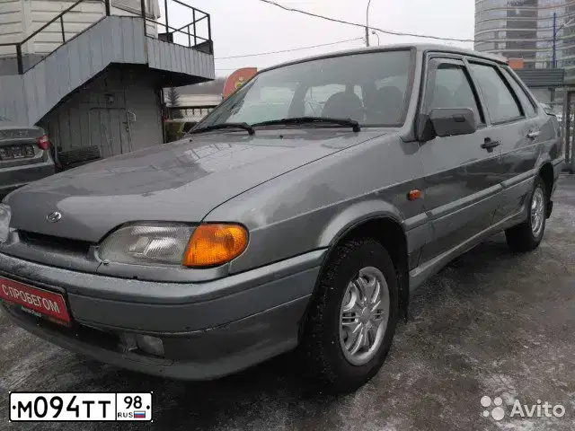 Фото автомобиля LADA 2115 SAMARA, 2006 — госномер К421ВА53. Цвет: средний серо-зеленый металлик
