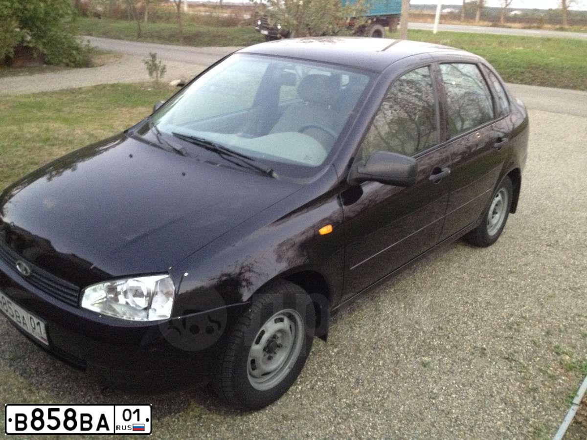 Фото автомобиля LADA 2170 PRIORA, 2014 — госномер В858ВА01. Цвет: ЧЕРНЫЙ