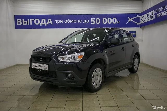 Фото автомобиля MITSUBISHI ASX, 2011 — госномер Н730СА750. Цвет: ЧЕРНЫЙ