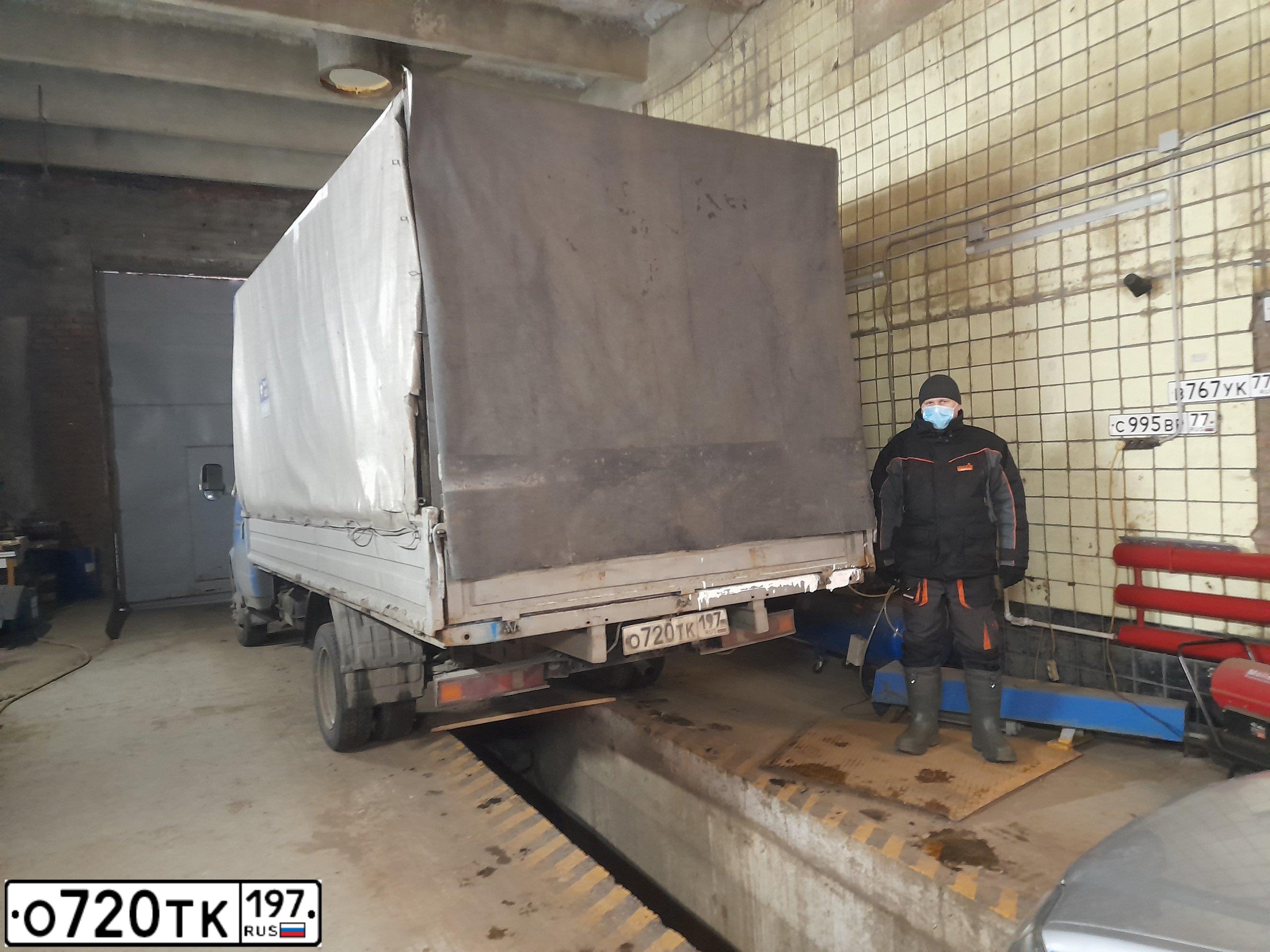 Фото автомобиля GAZ 3302 EL, 2012 — госномер О720ТК197. Цвет: СИНИЙ