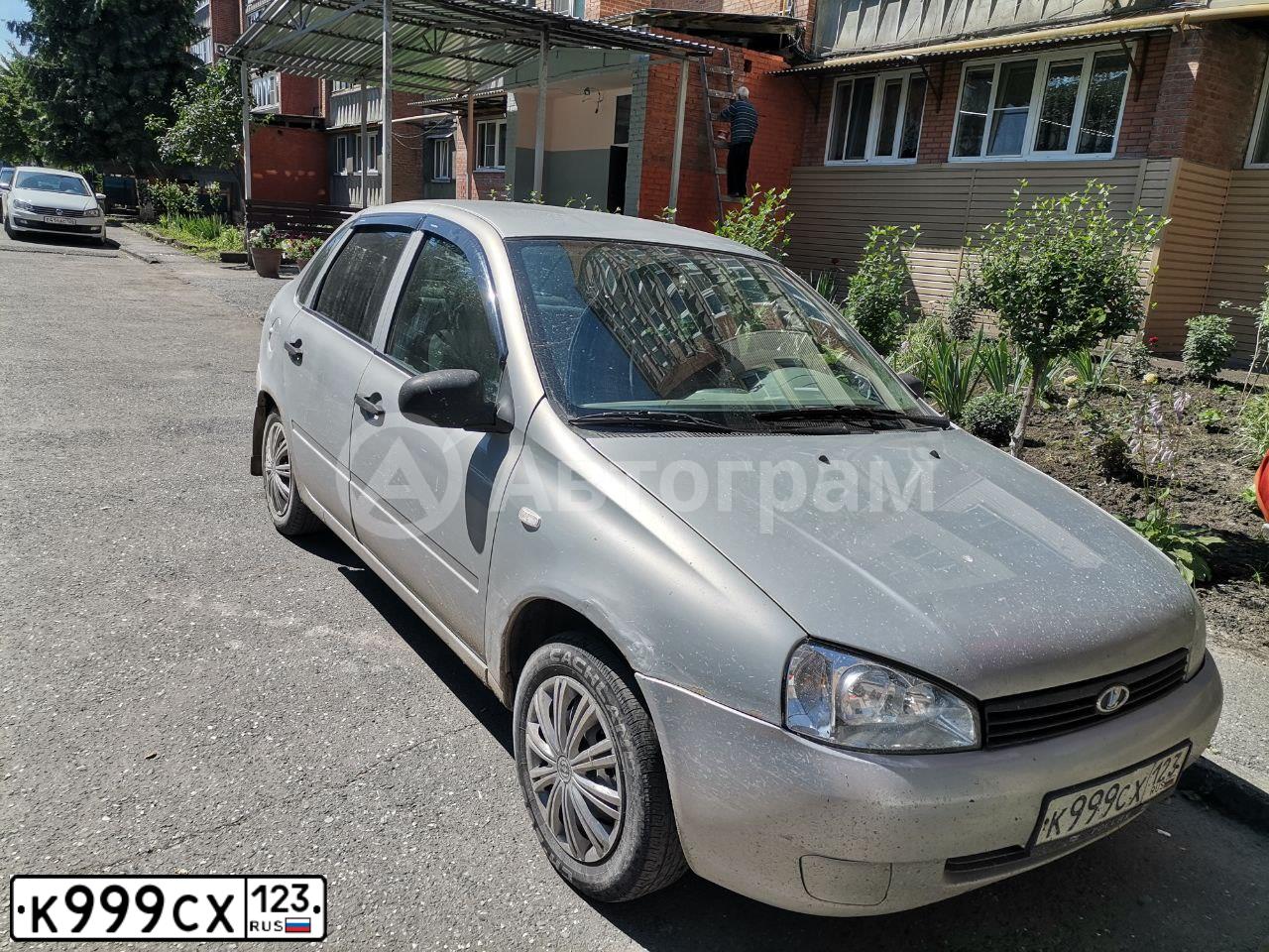 Фото автомобиля LADA 1118 KALINA, 2008 — госномер О641МВ226. Цвет: СЕРЕБРИСТЫЙ