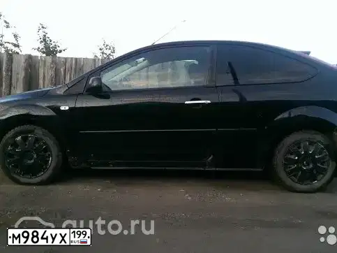 Фото автомобиля FORD FOCUS, 2007 — госномер О545ОР177. Цвет: ЧЕРНЫЙ