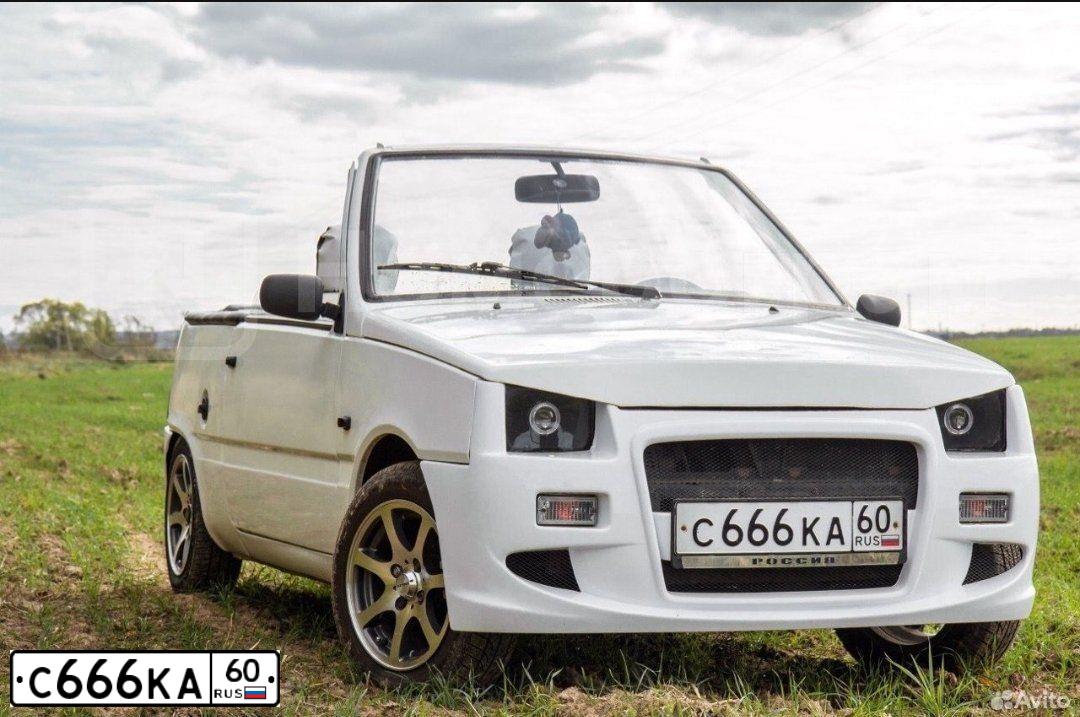 Фото автомобиля SEAZ OKA, 2002 — госномер С666КА60. Цвет: БЕЛЫЙ