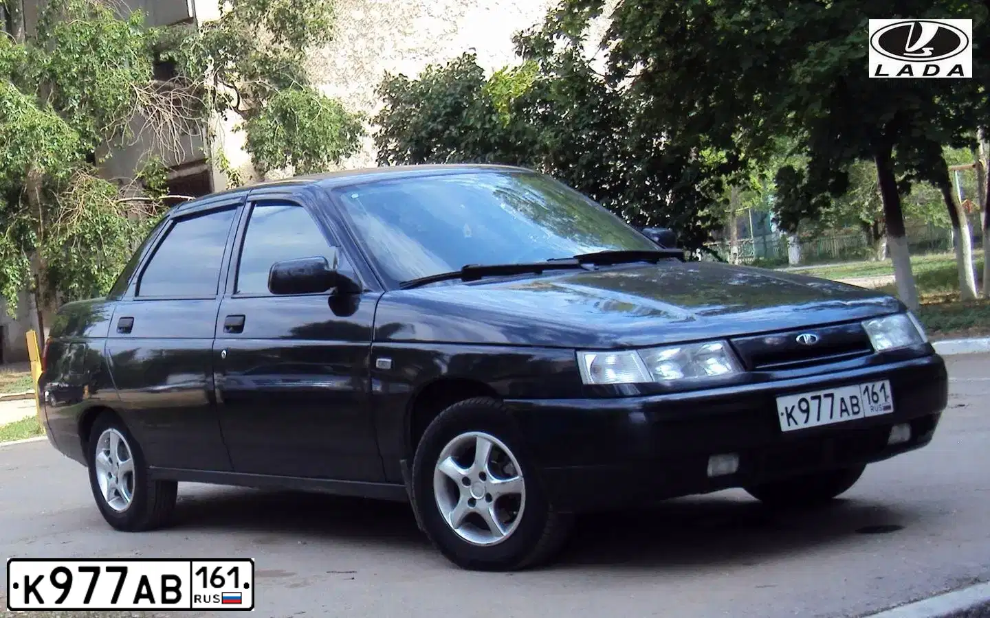 Фото автомобиля LADA 2110, 2006 — госномер К977АВ161. Цвет: ГРАФИТОВЫЙ МЕТАЛЛИК