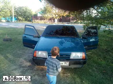 Фото автомобиля VAZ ВАЗ 21093, 2000 — госномер А308НК82. Цвет: СИНИЙ