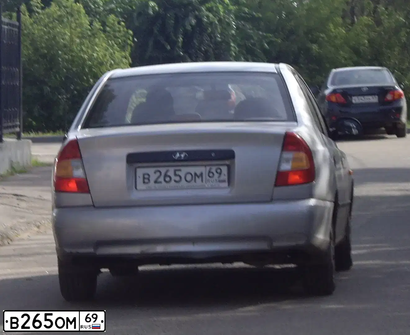 Фото автомобиля TAGAZ ACCENT, 2007 — госномер В265ОМ69. Цвет: БЕЛЫЙ