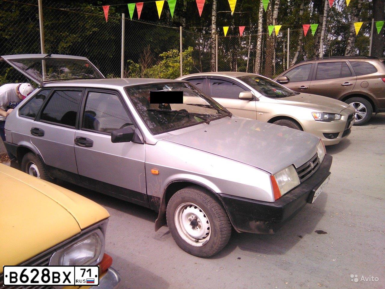 Фото автомобиля LADA 2109 SAMARA, 1990 — госномер В628ВХ71. Цвет: СЕРЫЙ МЕТАЛЛИК