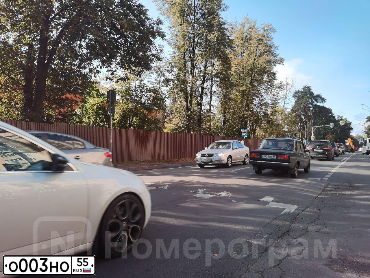 Фото автомобиля LADA 2107, 2008 — госномер О003НО55. Цвет: ТЕМНО-ЗЕЛЕНЫЙ