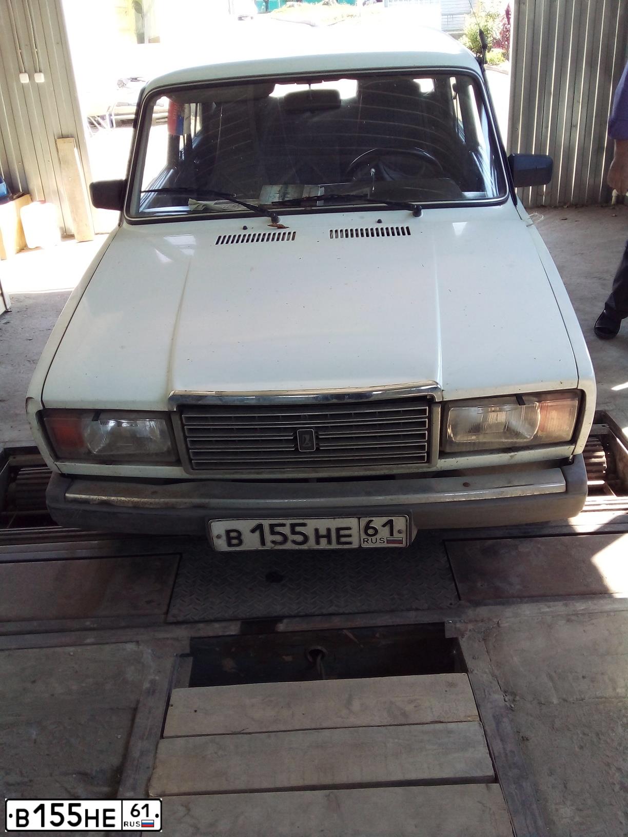 Фото автомобиля LADA 2107, 2003 — госномер К574АО180. Цвет: ЯРКО-БЕЛЫЙ
