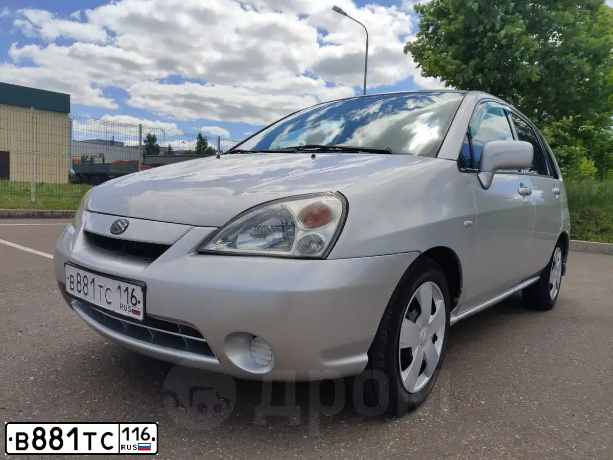 Фото автомобиля SUZUKI LIANA, 2003 — госномер Н535ОМ716. Цвет: СЕРЕБРИСТЫЙ