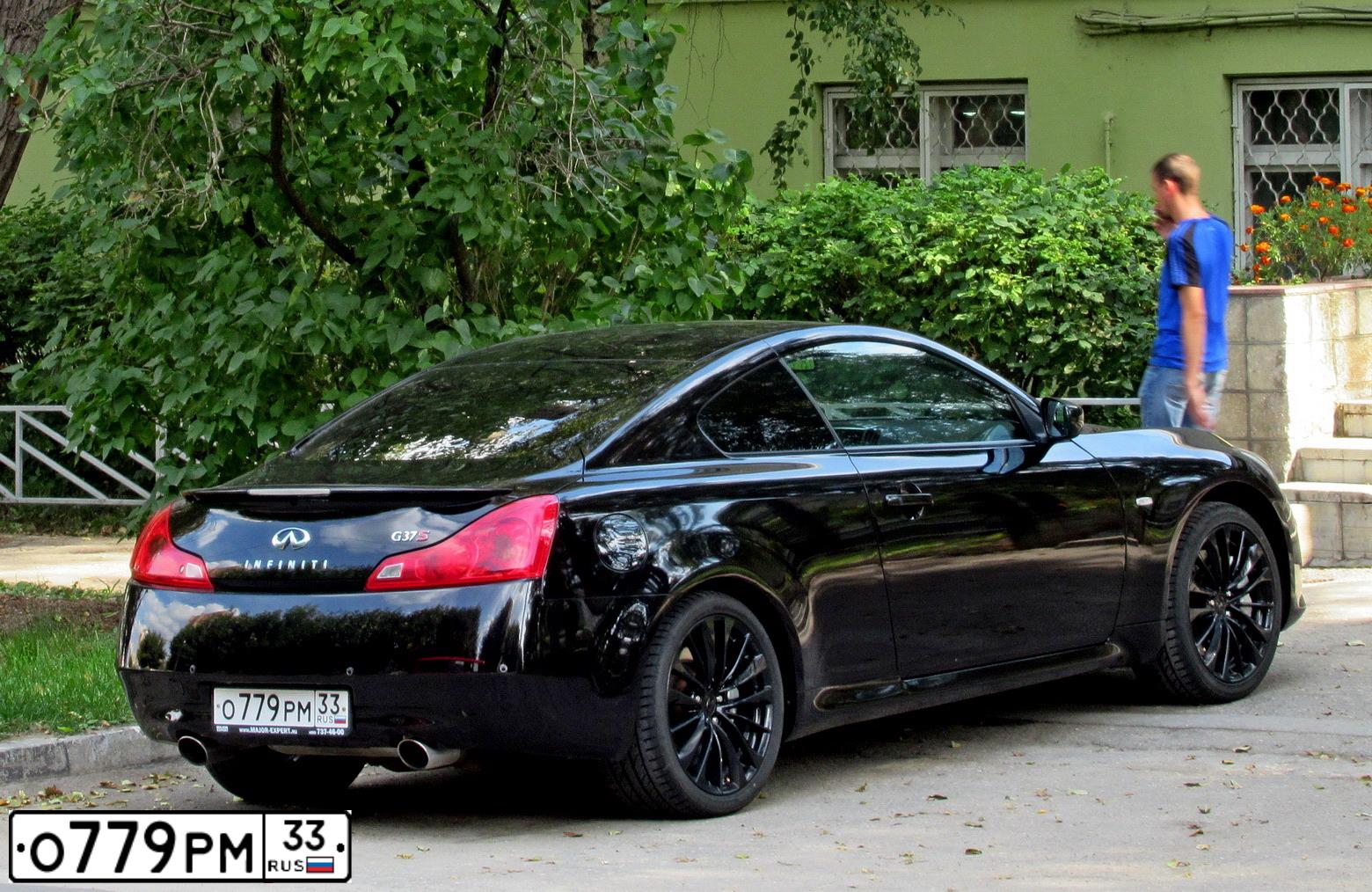 Фото автомобиля INFINITI G, 2011 — госномер С689НР197. Цвет: ЧЕРНЫЙ