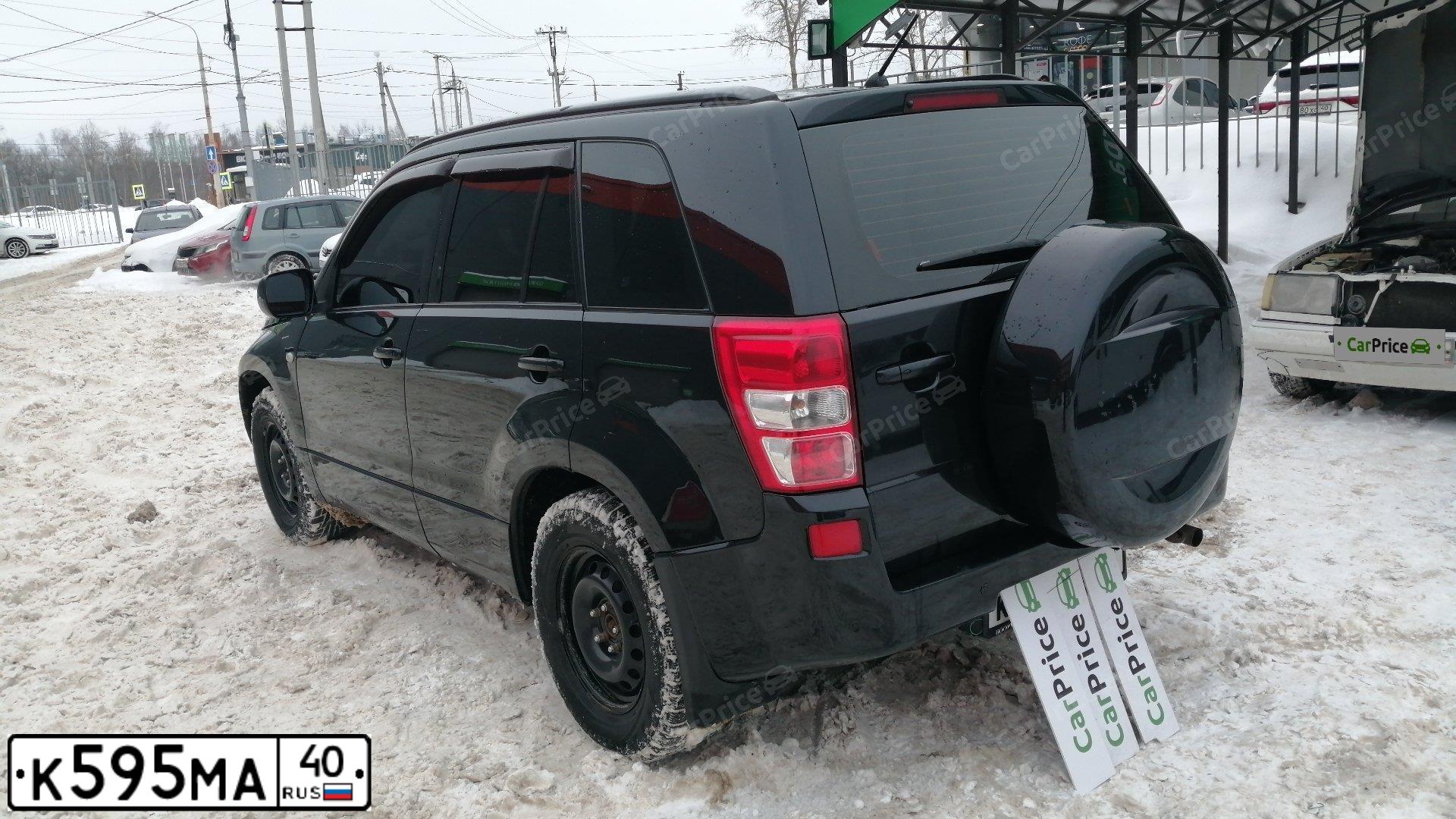 Фото автомобиля SUZUKI GRAND VITARA, 2008 — госномер О247ОС32. Цвет: ЧЕРНЫЙ
