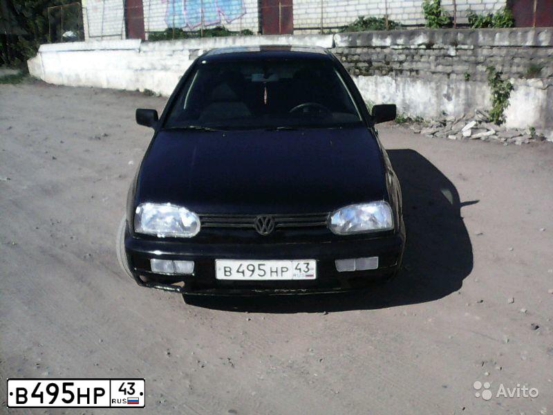 Фото автомобиля VOLKSWAGEN GOLF, 1994 — госномер В184УР43