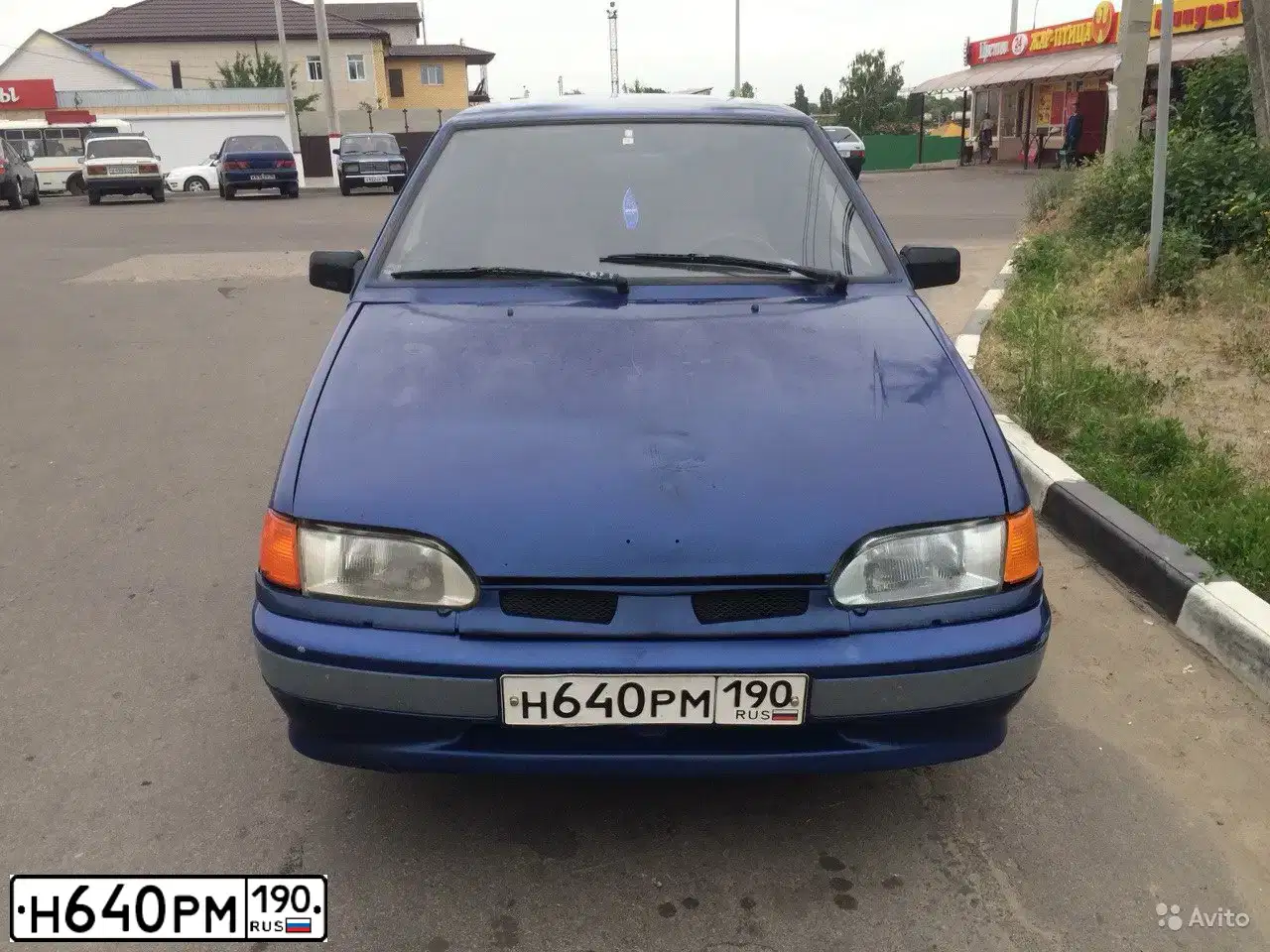 Фото автомобиля LADA 2114 SAMARA, 2004 — госномер Н640РМ190. Цвет: СИНИЙ