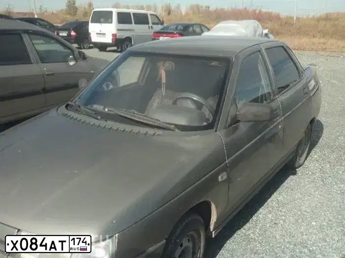 Фото автомобиля LADA 2110, 2001 — госномер К816ТХ74. Цвет: СЕРО-ЗЕЛЕНЫЙ