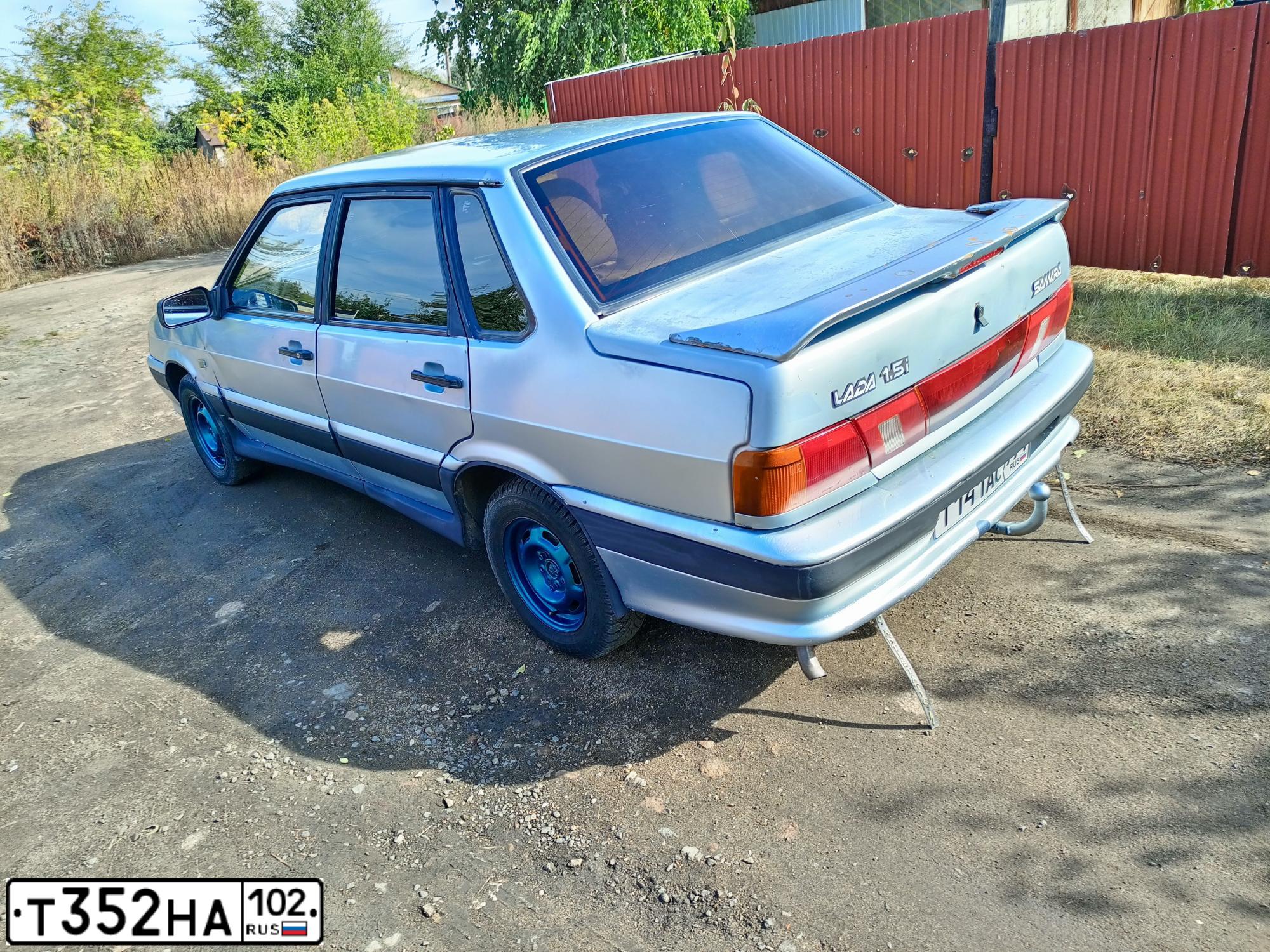 Фото автомобиля LADA 2115 SAMARA, 2002 — госномер Т141АС774. Цвет: СЕРЕБРИСТО-ГОЛУБОЙ