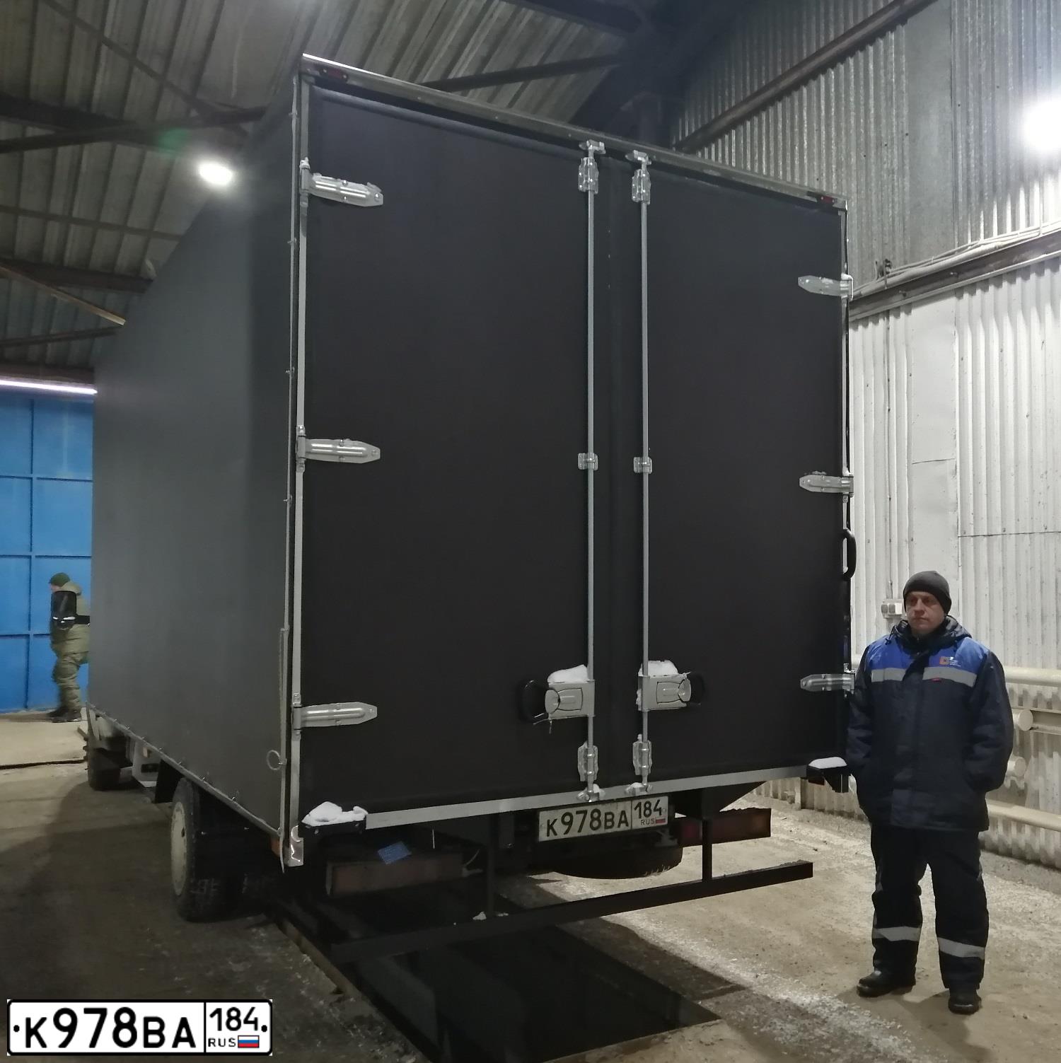 Фото автомобиля GAZ 3302 EL, 2011 — госномер К978ВА184. Цвет: Белый