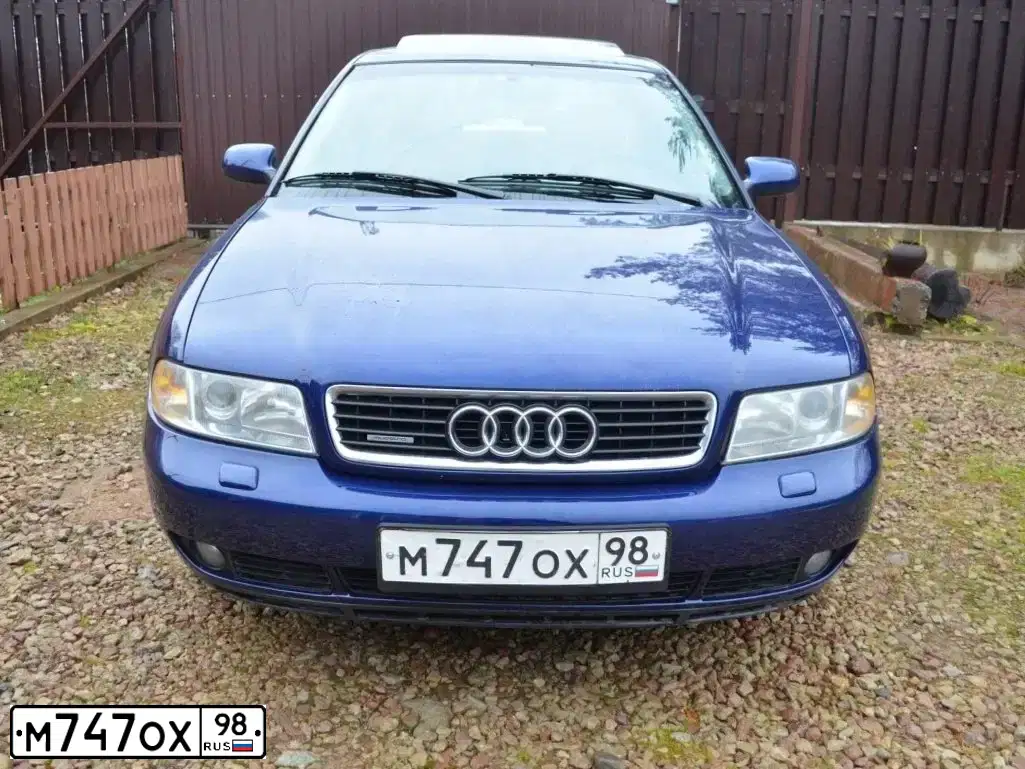 Фото автомобиля AUDI A4, 1999 — госномер К731НА45. Цвет: ТЕМНО-СИНИЙ