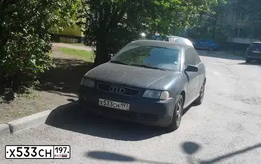 Фото автомобиля AUDI A3, 1998 — госномер Т651ВМ97. Цвет: синий