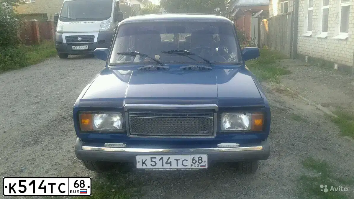 Фото автомобиля LADA 2107 LADA, 2001 — госномер К514ТС68. Цвет: сине-зеленый