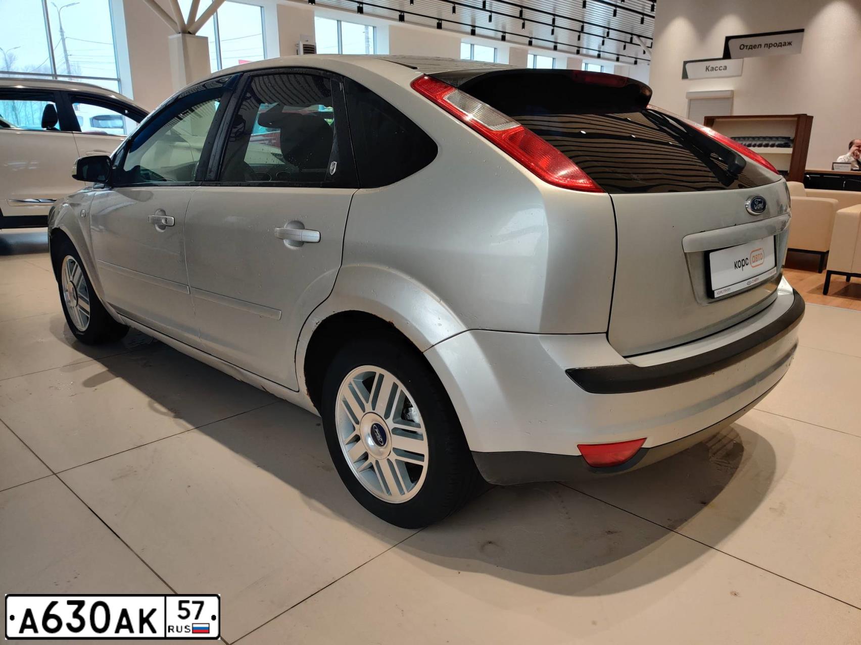 Фото автомобиля FORD FOCUS, 2006 — госномер О163СЕ71. Цвет: СЕРЕБРИСТЫЙ