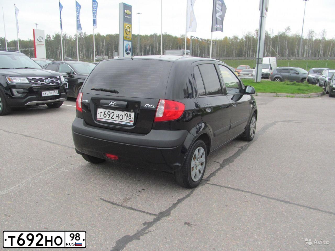 Фото автомобиля HYUNDAI GETZ, 2008 — госномер А345КС716. Цвет: ЧЕРНЫЙ