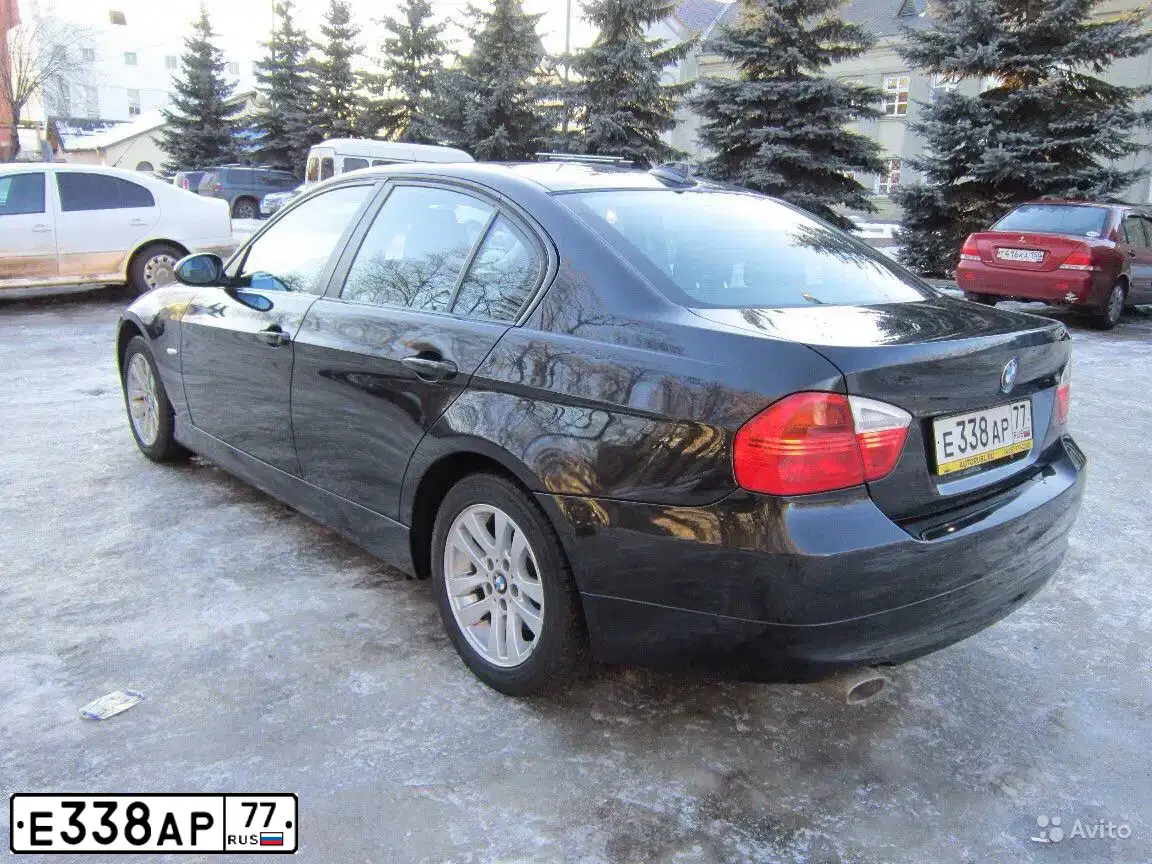 Фото автомобиля BMW SERIE 3, 2008 — госномер К506ЕН761. Цвет: ЧЕРНЫЙ